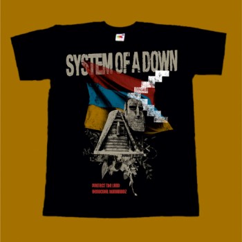 SYSTEM OF A DOWN T-SHIRT - PROTECT THE LAND