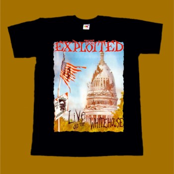 THE EXPLOITED T-SHIRT - LIVE AT THE WHITEHOUSE