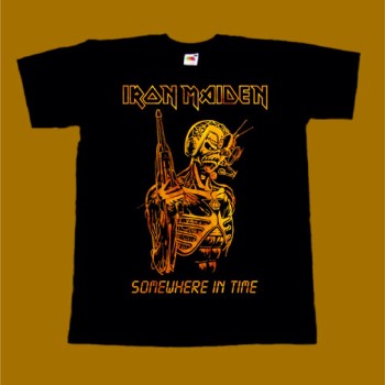 IRON MAIDEN T-SHIRT - SOMEWHERE IN TIME 2
