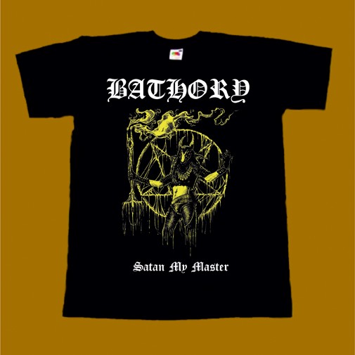 BATHORY T-SHIRT - SATAN MY MASTER