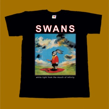 SWANS T-SHIRT - WHITE LIGHT FROM THE MOUTH OF INFINITY