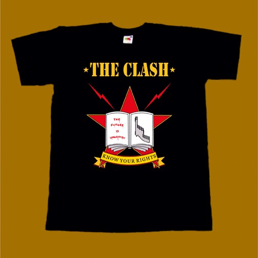 THE CLASH T-SHIRT - KNOW YOUR RIGHTS