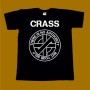 CRASS T-SHIRT - NO AUTHORITY