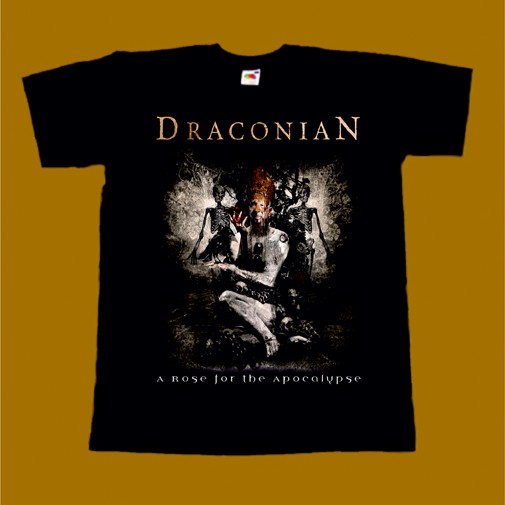 DRACONIAN T-SHIRT - A ROSE FOR THE APOCALYPSE