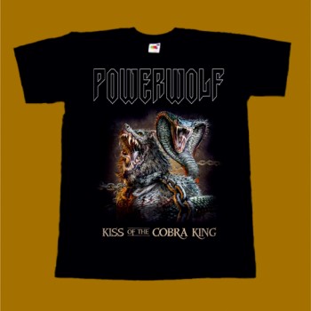 POWERWOLF T-SHIRT - KISS OF THE COBRA KING