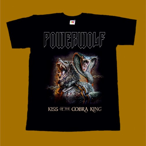 POWERWOLF T-SHIRT - KISS OF THE COBRA KING