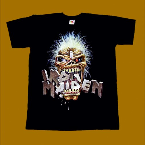 IRON MAIDEN T-SHIRT - EDDIE FACE 2