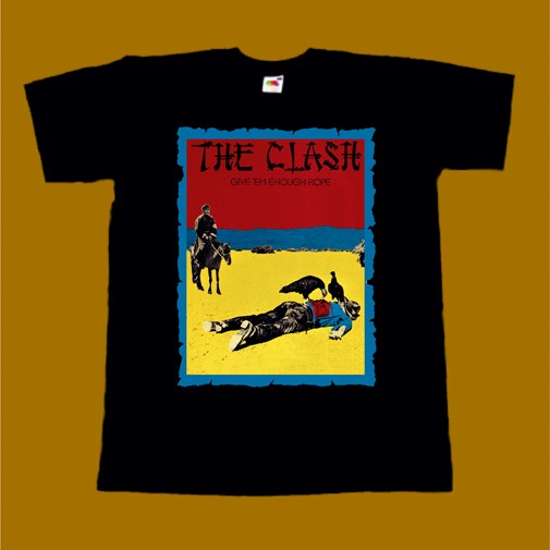THE CLASH T-SHIRT - GIVE 'EM ENOUGH ROPE