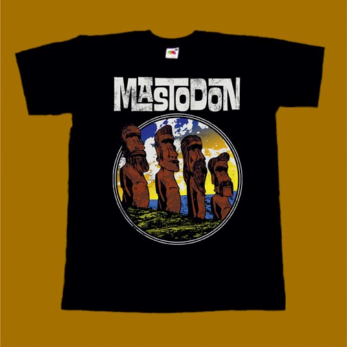 MASTODON T-SHIRT - EASTER STATUES