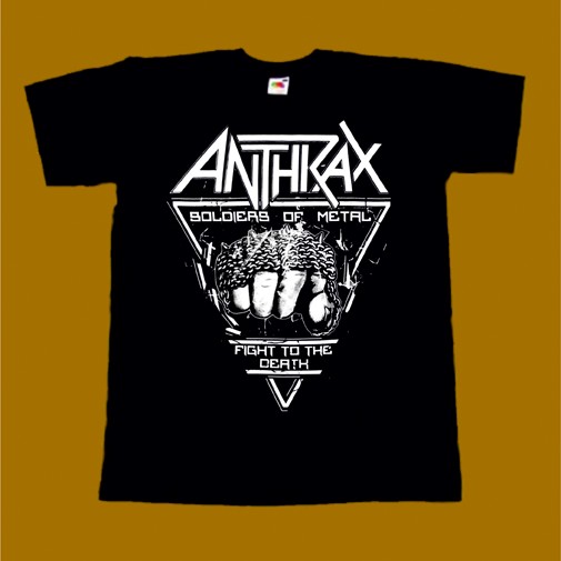 ANTHRAX T-SHIRT - SOLDIERS OF METAL