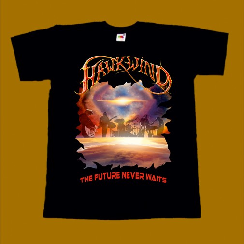 HAWKWIND T-SHIRT - THE FUTURE NEVER WAITS