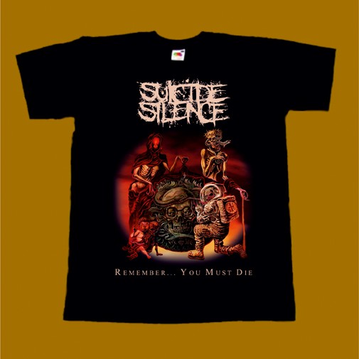 SUICIDE SILENCE T-SHIRT - REMEMBER YOU MUST DIE
