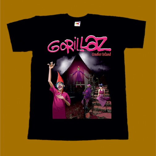 GORILLAZ T-SHIRT - CRACKER ISLAND