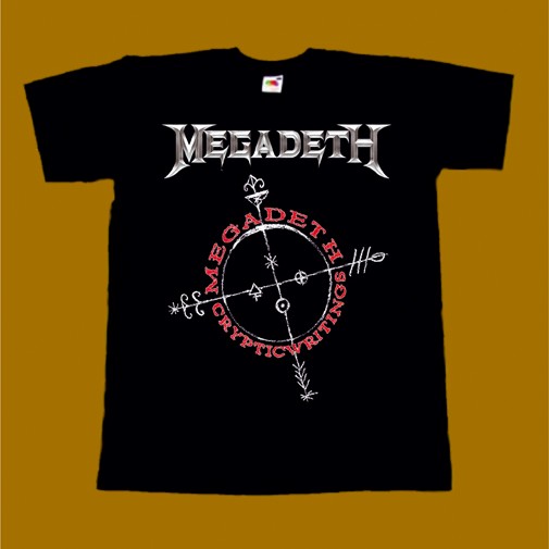 MEGADETH T-SHIRT - CRYPTIC WRITINGS