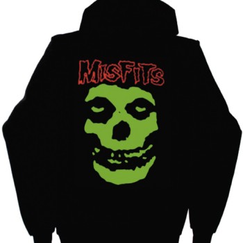 THE MISFITS HOODED TOP - LOGO