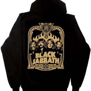 BLACK SABBATH HOODED TOP - BS BAND
