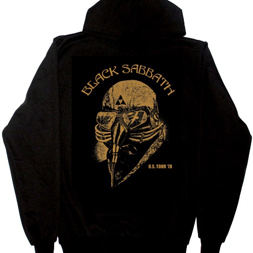 BLACK SABBATH HOODED TOP - IRON MAN