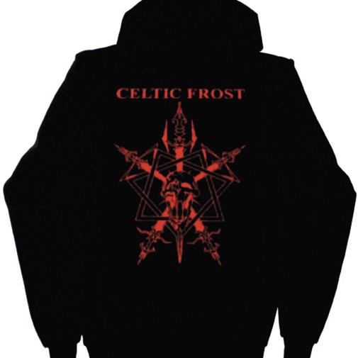 CELTIC FROST HOODED TOP - LOGO