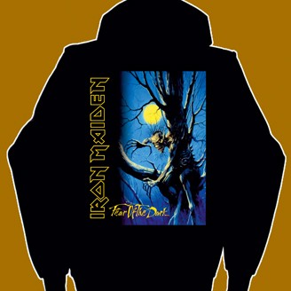 IRON MAIDEN HOODED TOP - FEAR OF THE DARK