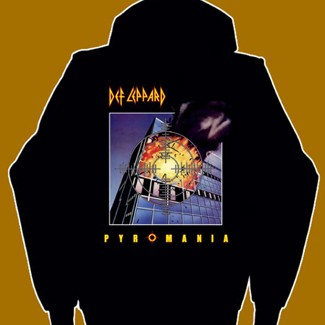 DEF LEPPARD HOODED TOP - PYROMANIA