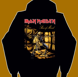 IRON MAIDEN HOODED TOP - PIECE OF MIND