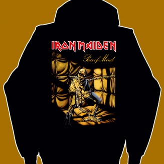 IRON MAIDEN HOODED TOP - PIECE OF MIND