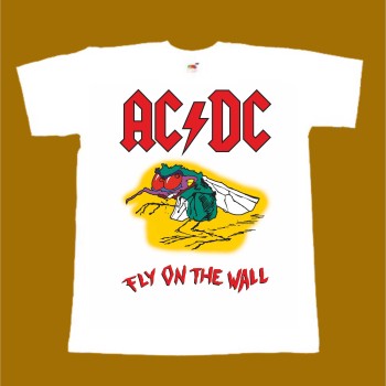 AC / DC T-SHIRT - FLY ON THE WALL