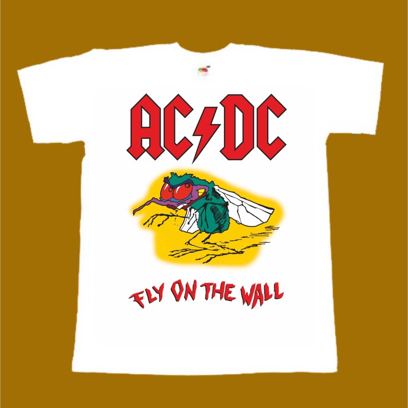 AC / DC T-SHIRT - FLY ON THE WALL