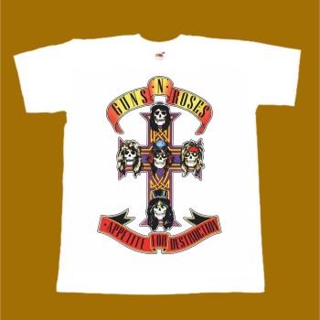 GUNS N ROSES T-SHIRT - APPETITE FOR DESTRUCTION