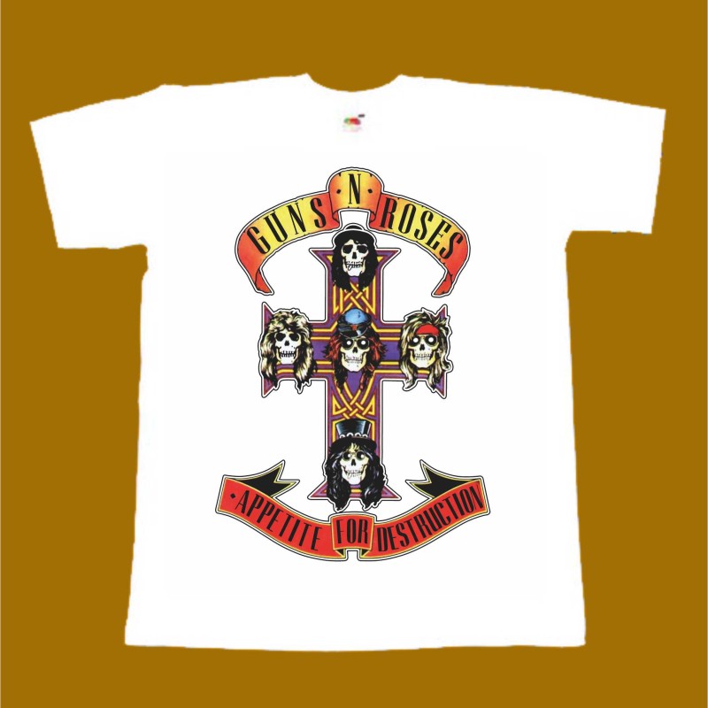 GUNS N ROSES T-SHIRT - APPETITE FOR DESTRUCTION