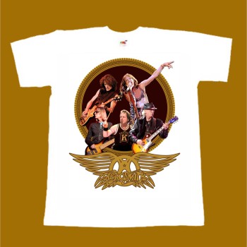 AEROSMITH T-SHIRT - COCKED LOCKED READY TO ROCK