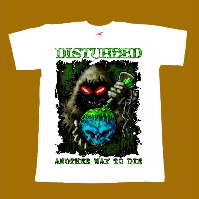 DISTURBED T-SHIRT - ANOTHER WAY TO DIE
