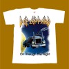 DEF LEPPARD T-SHIRT - ON THROUGH THE NIGHT