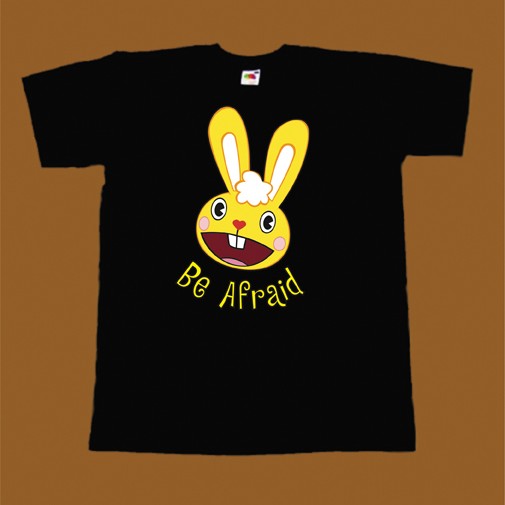 HAPPY TREE FRIENDS T-SHIRT - BE AFRAID