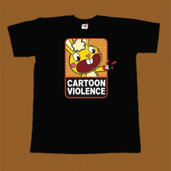 HAPPY TREE FRIENDS T-SHIRT - CARTOON VIOLENCE