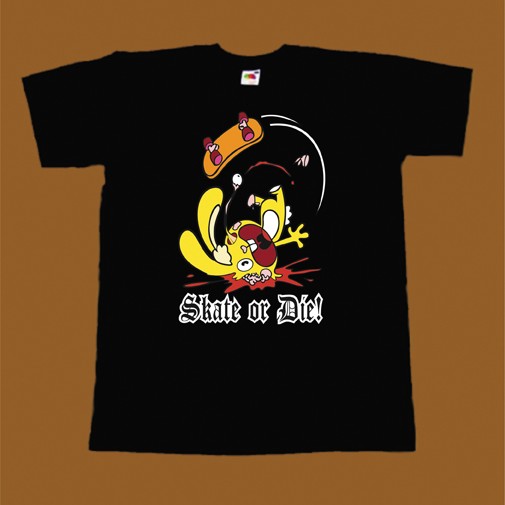 HAPPY TREE FRIENDS T-SHIRT - SKATE OR DIE