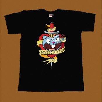 HAPPY TREE FRIENDS T-SHIRT - LOVE PAIN