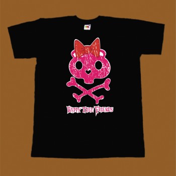 HAPPY TREE FRIENDS T-SHIRT - SKULL