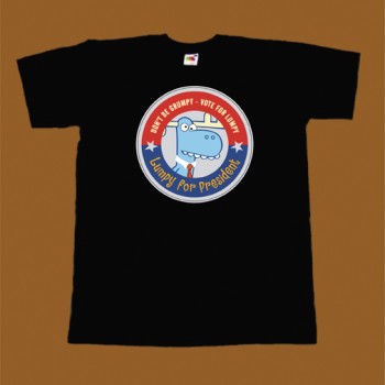 HAPPY TREE FRIENDS T-SHIRT - LUMPY FOR PRESIDENT