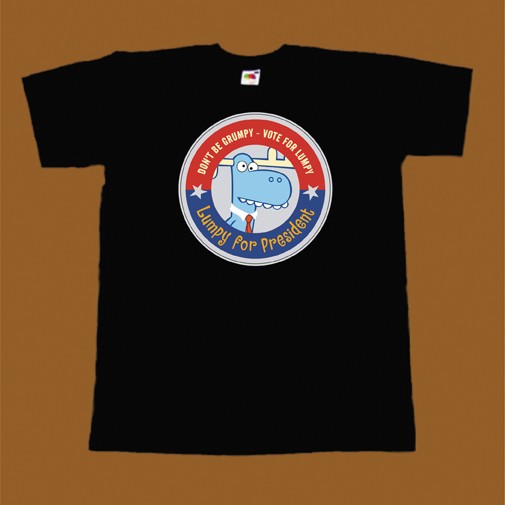 HAPPY TREE FRIENDS T-SHIRT - LUMPY FOR PRESIDENT