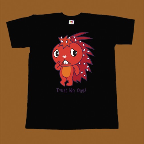 HAPPY TREE FRIENDS T-SHIRT - TRUST NO ONE