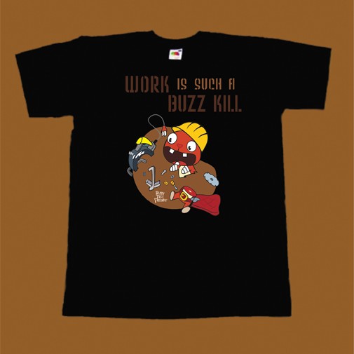 HAPPY TREE FRIENDS T-SHIRT - BUZZ KILL