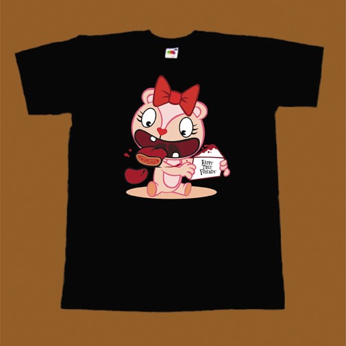 HAPPY TREE FRIENDS T-SHIRT - LETTER