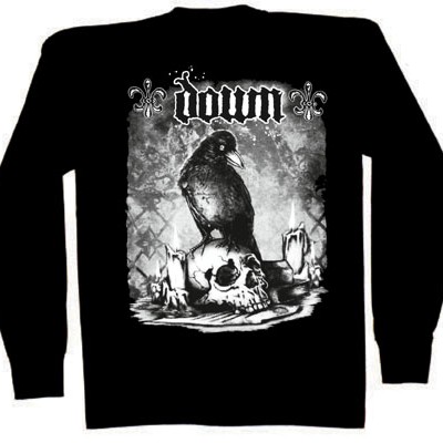 DOWN LONG SLEEVE T-SHIRT - CROWL