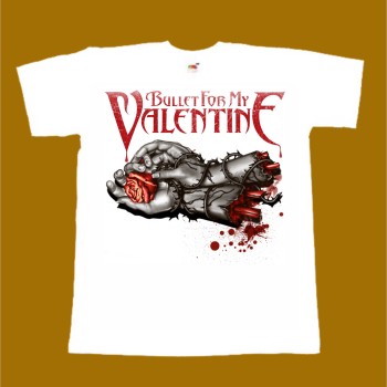 BULLET FOR MY VALENTINE T-SHIRT - BLOOD ROSES