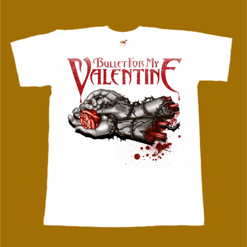 BULLET FOR MY VALENTINE T-SHIRT - BLOOD ROSES