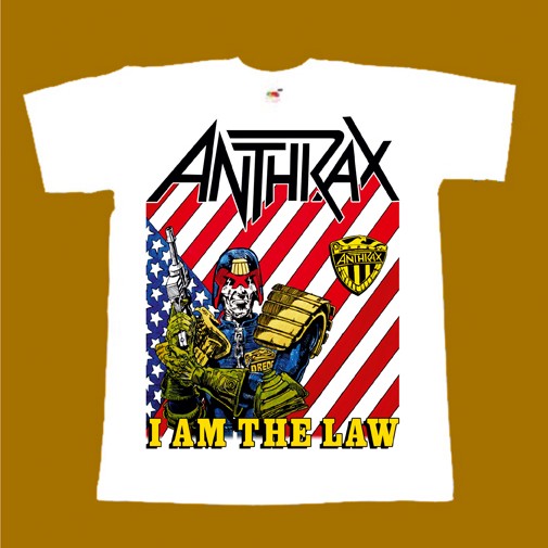 ANTHRAX T-SHIRT - I AM THE LAW