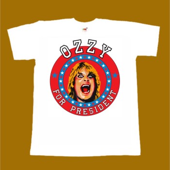 OZZY OSBOURNE T-SHIRT - OZZY FOR PRESIDENT