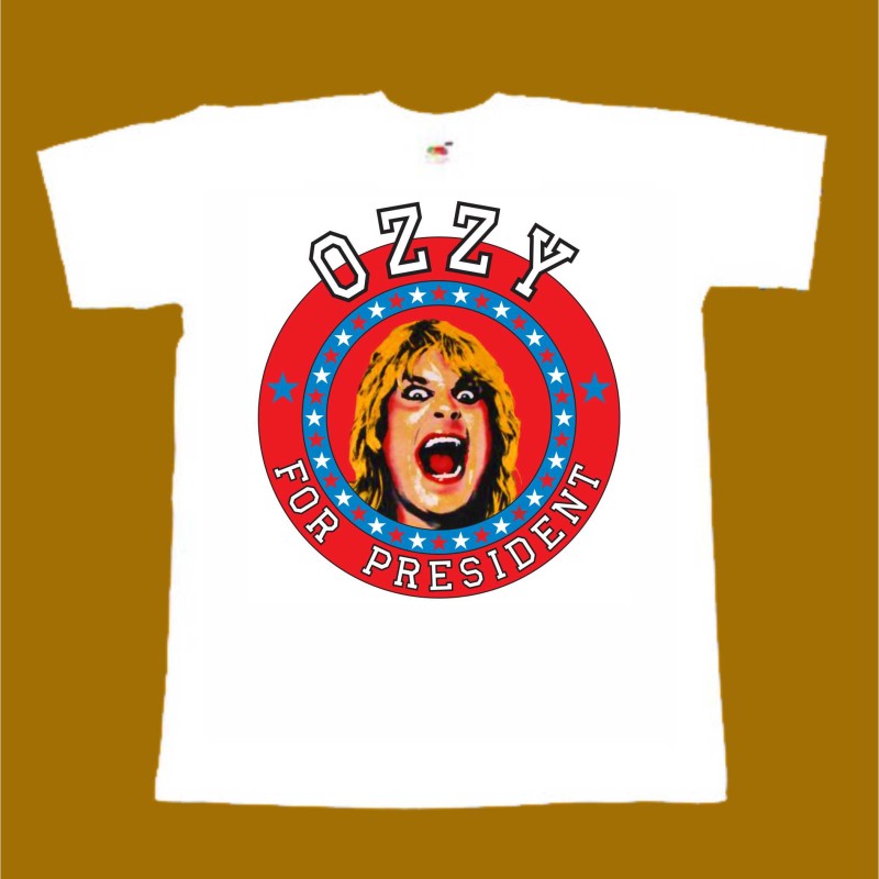 OZZY OSBOURNE T-SHIRT - OZZY FOR PRESIDENT