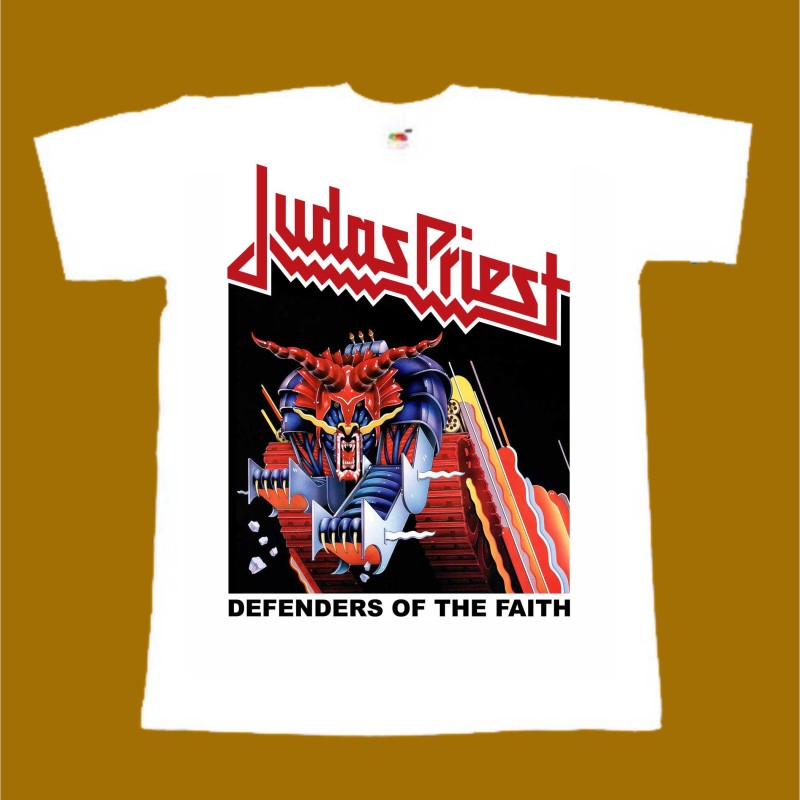 JUDAS PRIEST T-SHIRT - DEFENDERS OF THE FAITH
